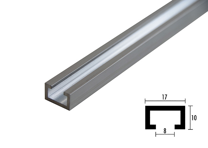 Aluminium-Profilschiene 17 x 10. - sautershop
