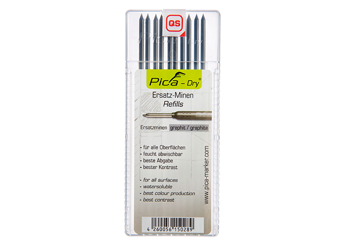 Pica Dry Graphite Refill, 4030, 10 Pack